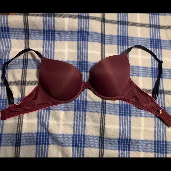 Victoria’s Secret Pink Bra size 34D Maroon - Picture 7 of 7